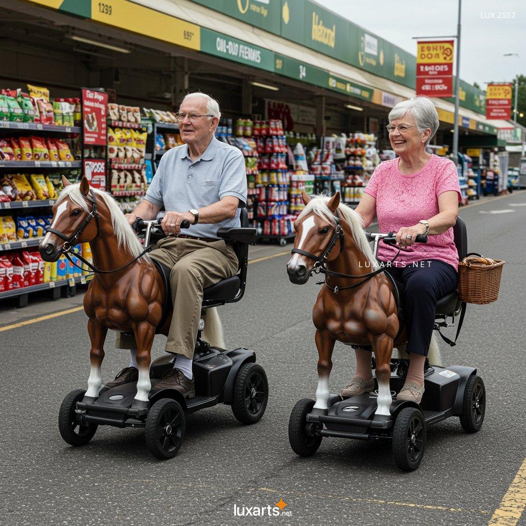 LUX.2552 Galloping with Ease: The Rise of Horse-Shaped Mobility Scooters for Seniors horse shaped mobility scooters 12