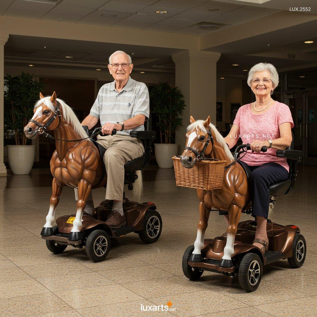 LUX.2552 Galloping with Ease: The Rise of Horse-Shaped Mobility Scooters for Seniors horse shaped mobility scooters 13