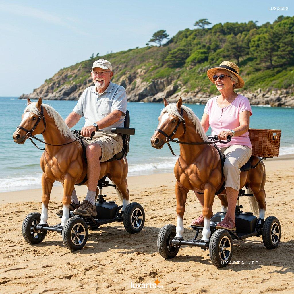 LUX.2552 Galloping with Ease: The Rise of Horse-Shaped Mobility Scooters for Seniors horse shaped mobility scooters 14