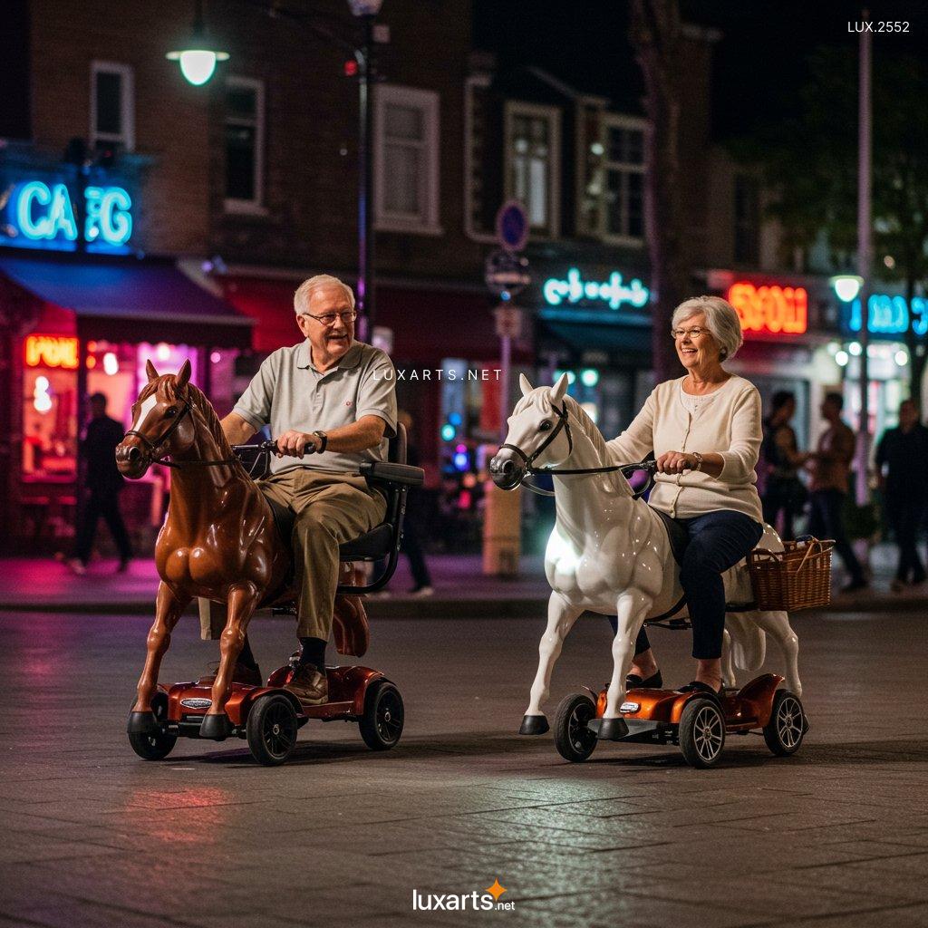 LUX.2552 Galloping with Ease: The Rise of Horse-Shaped Mobility Scooters for Seniors horse shaped mobility scooters 6