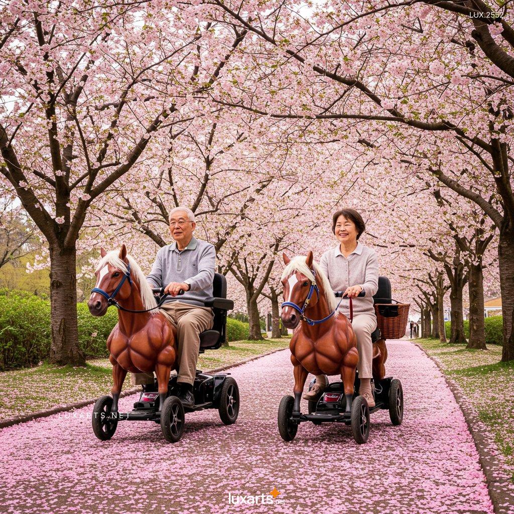 LUX.2552 Galloping with Ease: The Rise of Horse-Shaped Mobility Scooters for Seniors horse shaped mobility scooters 7