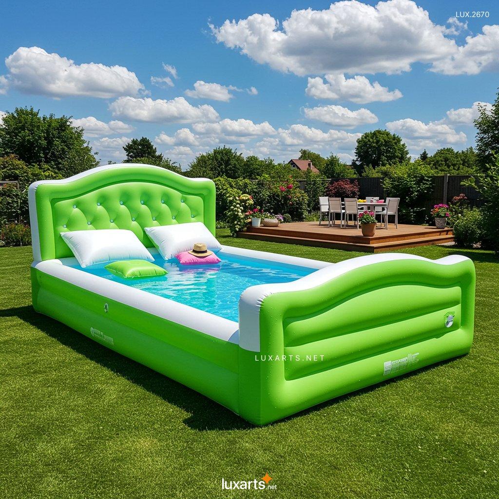 LUX.1144 Unique Inflatable Bed Pool: The #1 Way to Cool Off This Summer inflatable bed pool 3