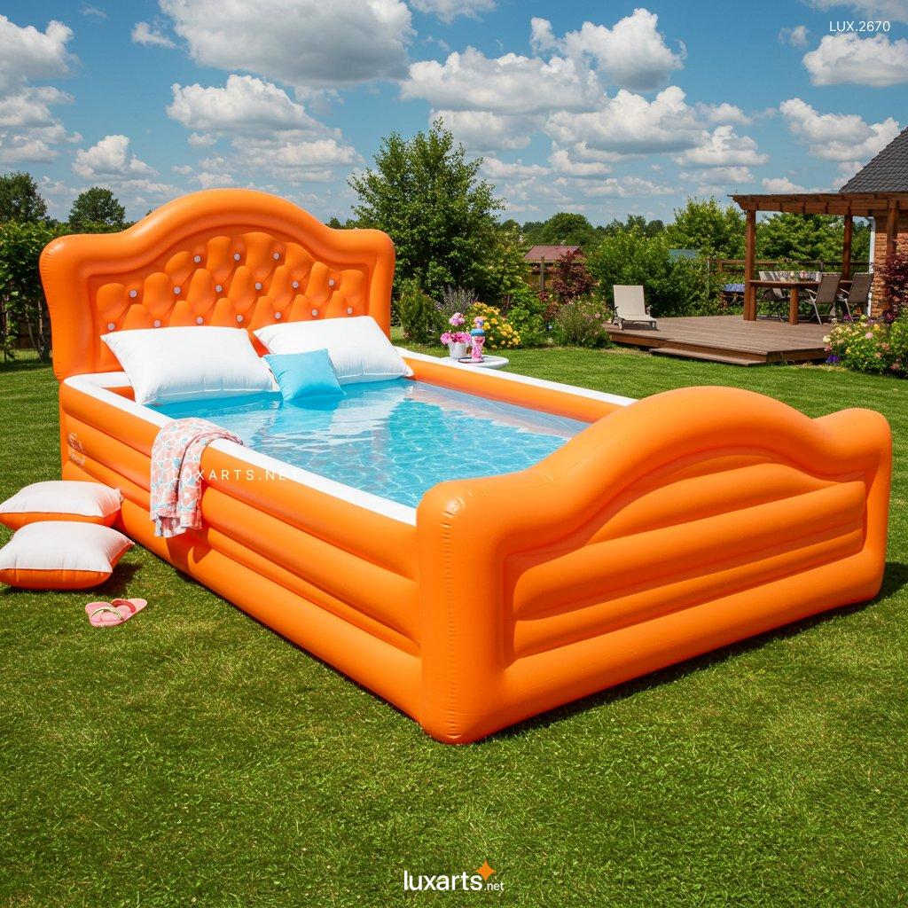 LUX.1144 Unique Inflatable Bed Pool: The #1 Way to Cool Off This Summer inflatable bed pool 6