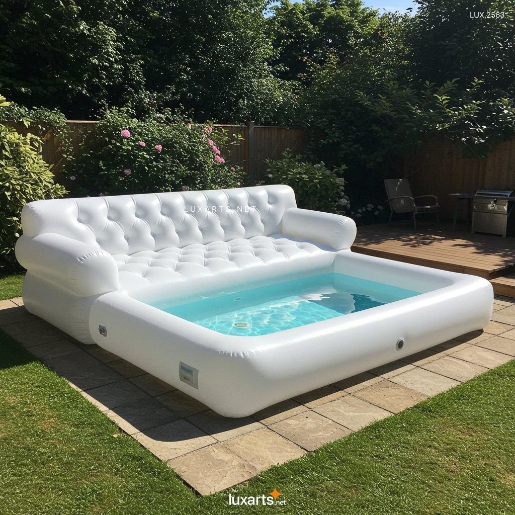 LUX.2563 Inflatable Sofa Shaped Pools: Unique Pool Design for Ultimate Relaxation inflatable sofa shaped pools 1