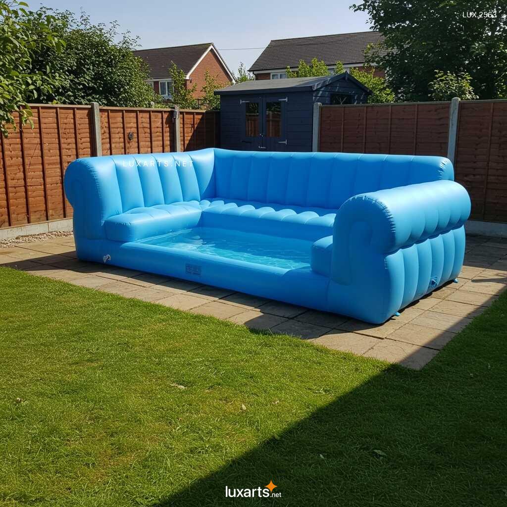 LUX.2563 Inflatable Sofa Shaped Pools: Unique Pool Design for Ultimate Relaxation inflatable sofa shaped pools 10