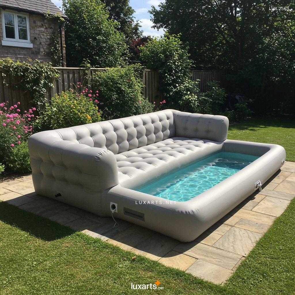 LUX.2563 Inflatable Sofa Shaped Pools: Unique Pool Design for Ultimate Relaxation inflatable sofa shaped pools 3