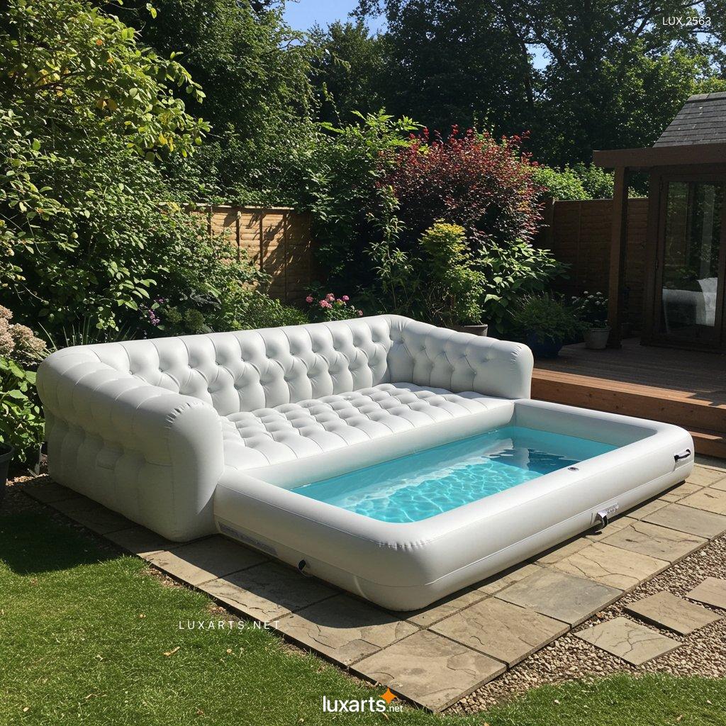 LUX.2563 Inflatable Sofa Shaped Pools: Unique Pool Design for Ultimate Relaxation inflatable sofa shaped pools 6