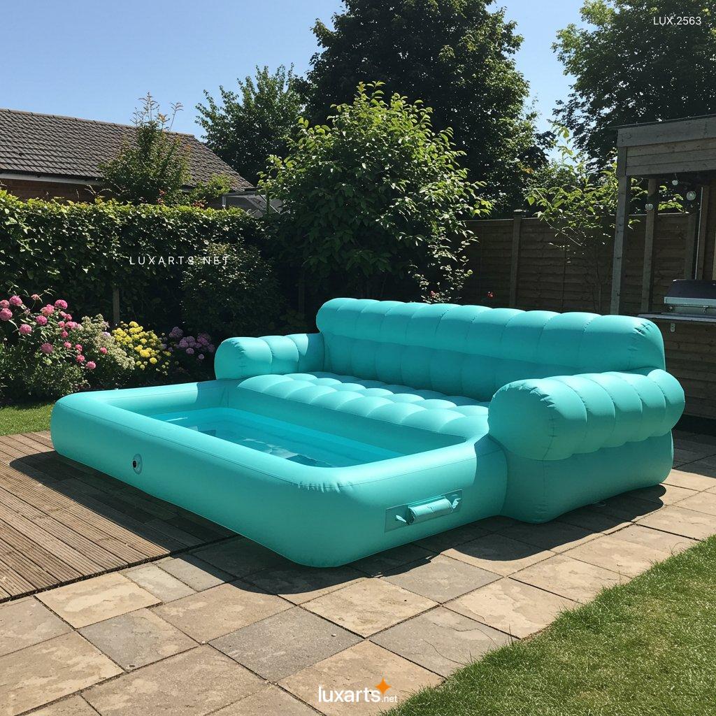 LUX.2563 Inflatable Sofa Shaped Pools: Unique Pool Design for Ultimate Relaxation inflatable sofa shaped pools 7