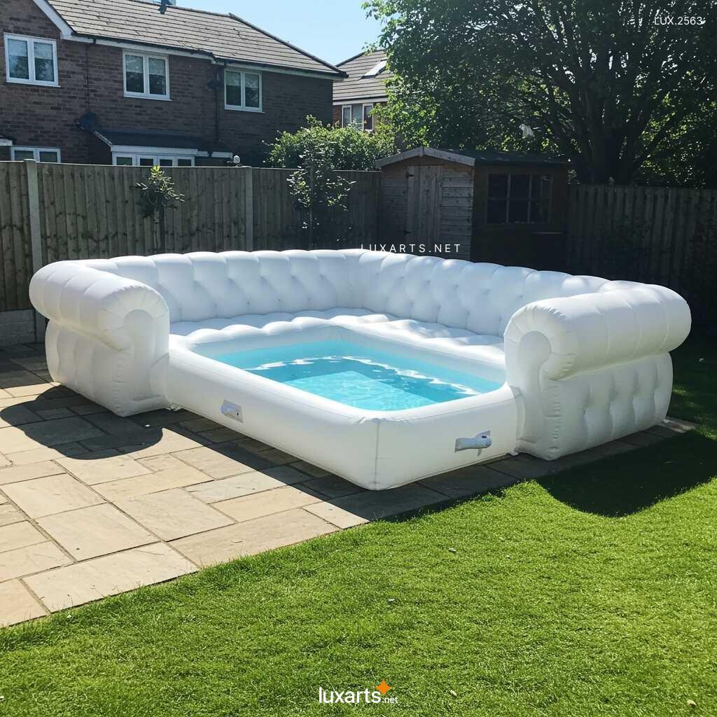 LUX.2563 Inflatable Sofa Shaped Pools: Unique Pool Design for Ultimate Relaxation inflatable sofa shaped pools 8