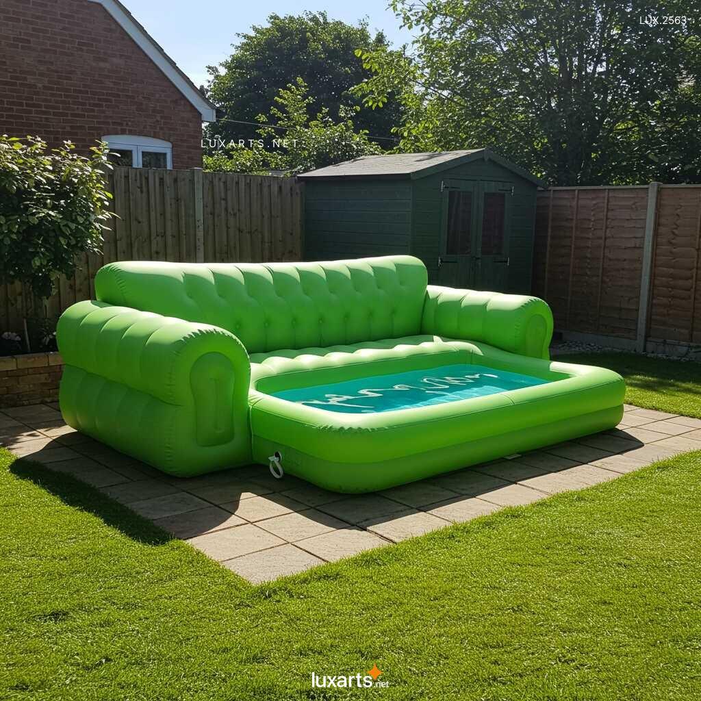 LUX.2563 Inflatable Sofa Shaped Pools: Unique Pool Design for Ultimate Relaxation inflatable sofa shaped pools 9