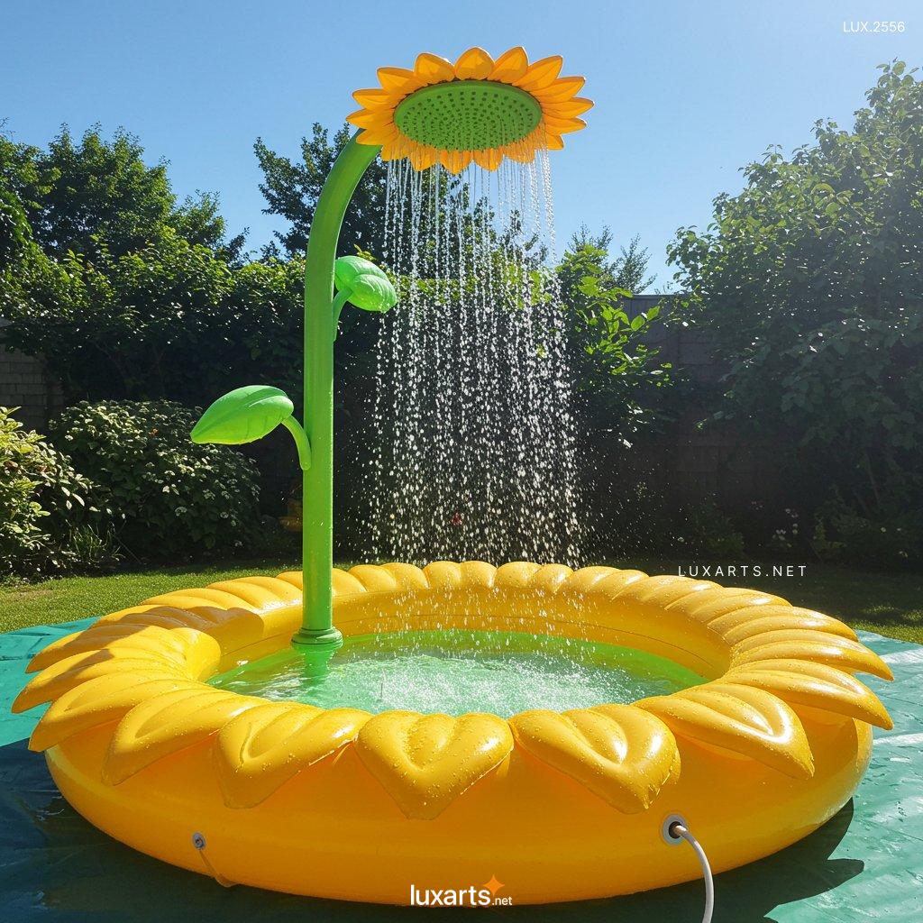 LUX.2556 Inflatable Sunflower-Shaped Pool: Bring Fun and Joy to Your Backyard Oasis This Summer inflatable sunflower shaped pool 3