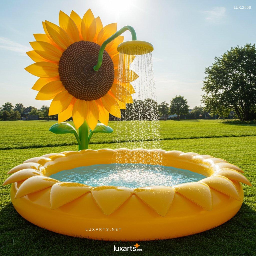 LUX.2556 Inflatable Sunflower-Shaped Pool: Bring Fun and Joy to Your Backyard Oasis This Summer inflatable sunflower shaped pool 5