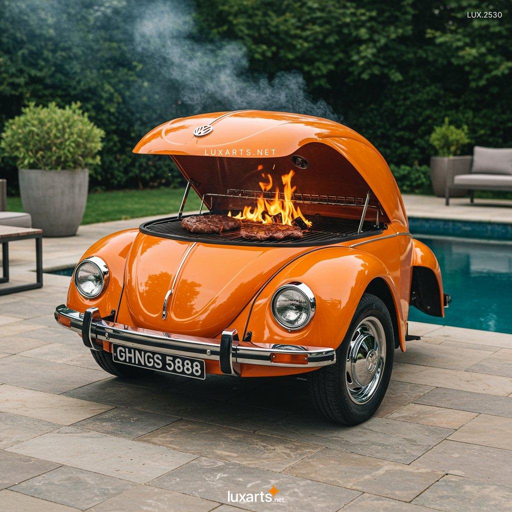 LUX.2530 VW Beetle Inspired Outdoor BBQ Grill: Unique Design for Your Backyard BBQs vw beetle inspired bbq grill 15