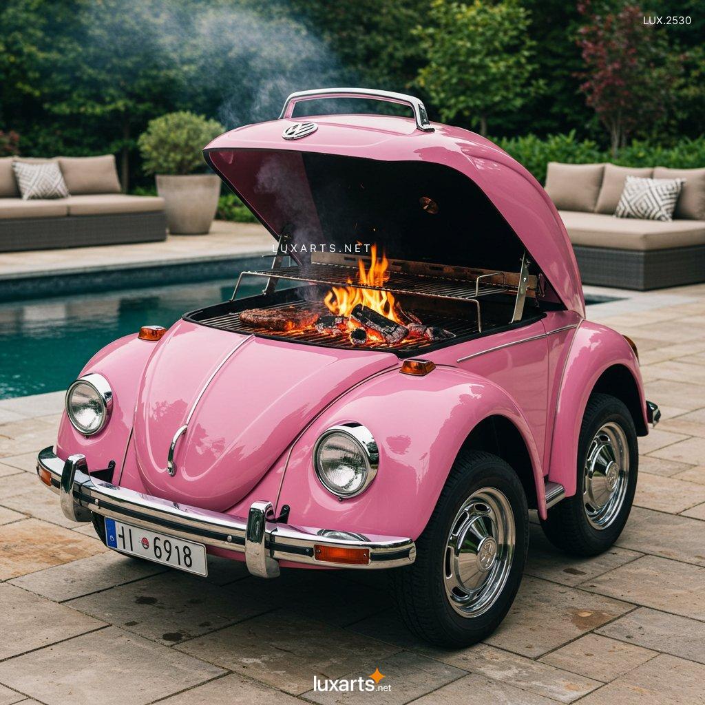 LUX.2530 VW Beetle Inspired Outdoor BBQ Grill: Unique Design for Your Backyard BBQs vw beetle inspired bbq grill 17