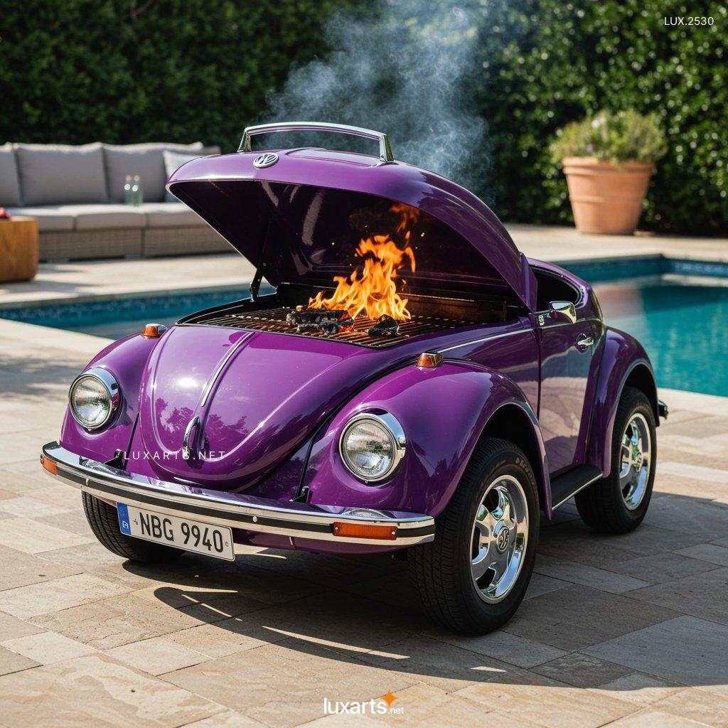 LUX.2530 VW Beetle Inspired Outdoor BBQ Grill: Unique Design for Your Backyard BBQs vw beetle inspired bbq grill 19