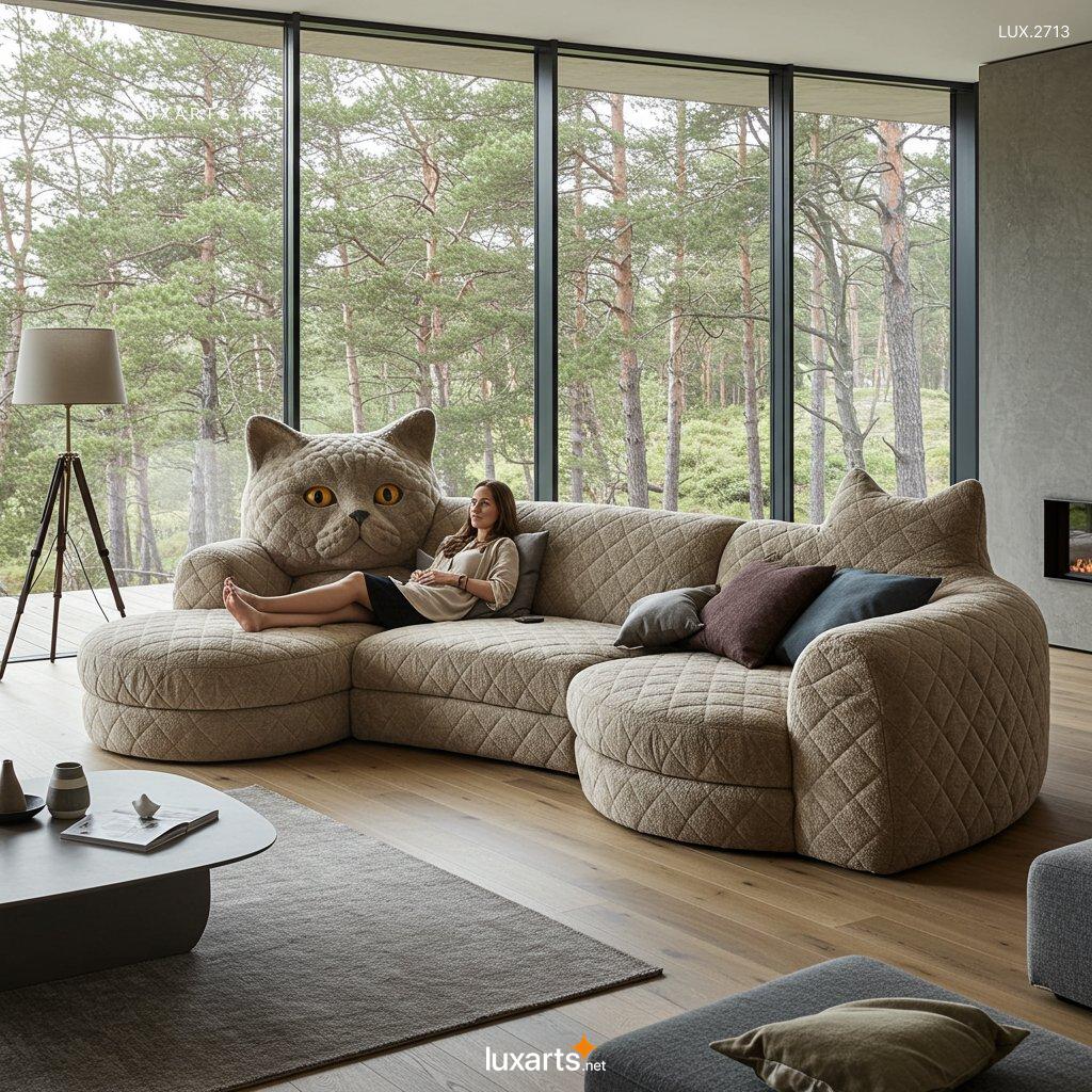 LUX.2713 Giant Cat Sofas: Creative & Cozy Furniture for Cat Lovers giant cat sofa 1