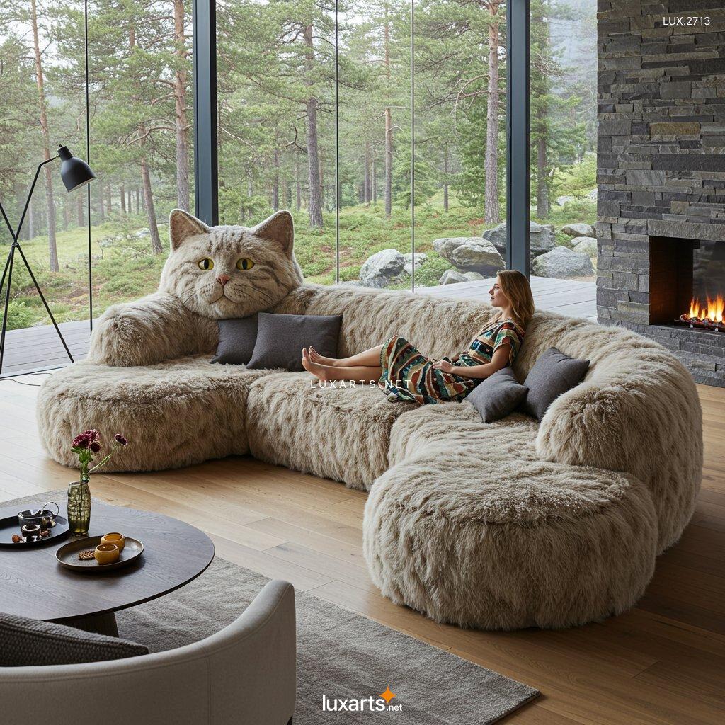 LUX.2713 Giant Cat Sofas: Creative & Cozy Furniture for Cat Lovers giant cat sofa 11
