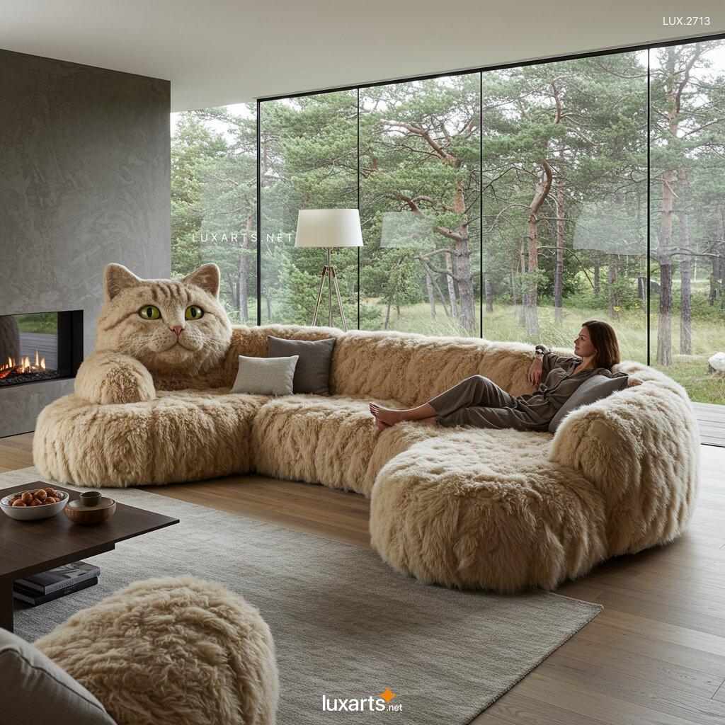 LUX.2713 Giant Cat Sofas: Creative & Cozy Furniture for Cat Lovers giant cat sofa 12