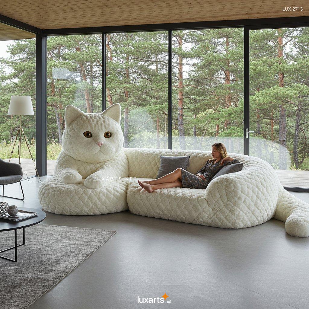 LUX.2713 Giant Cat Sofas: Creative & Cozy Furniture for Cat Lovers giant cat sofa 2