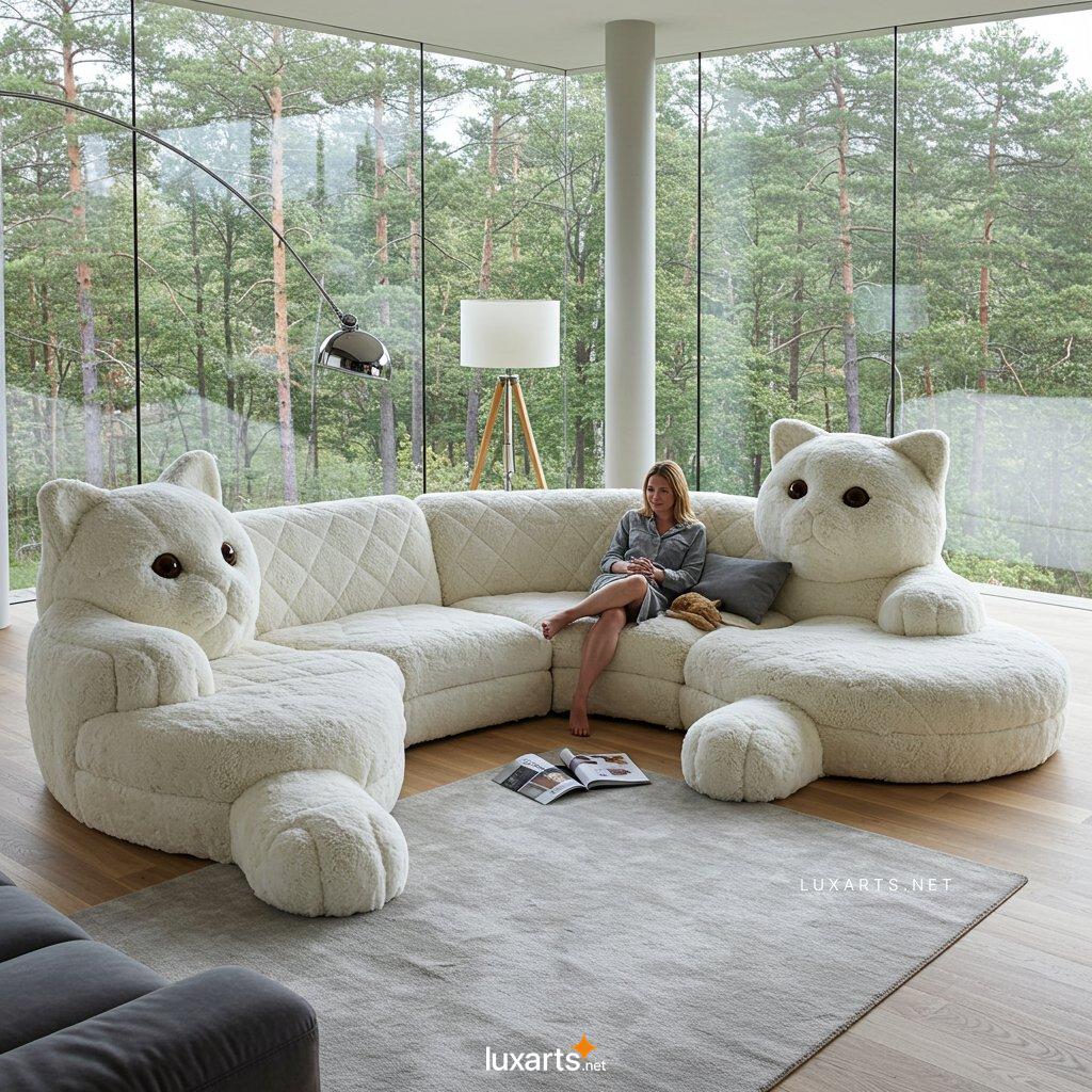 LUX.2713 Giant Cat Sofas: Creative & Cozy Furniture for Cat Lovers giant cat sofa 3