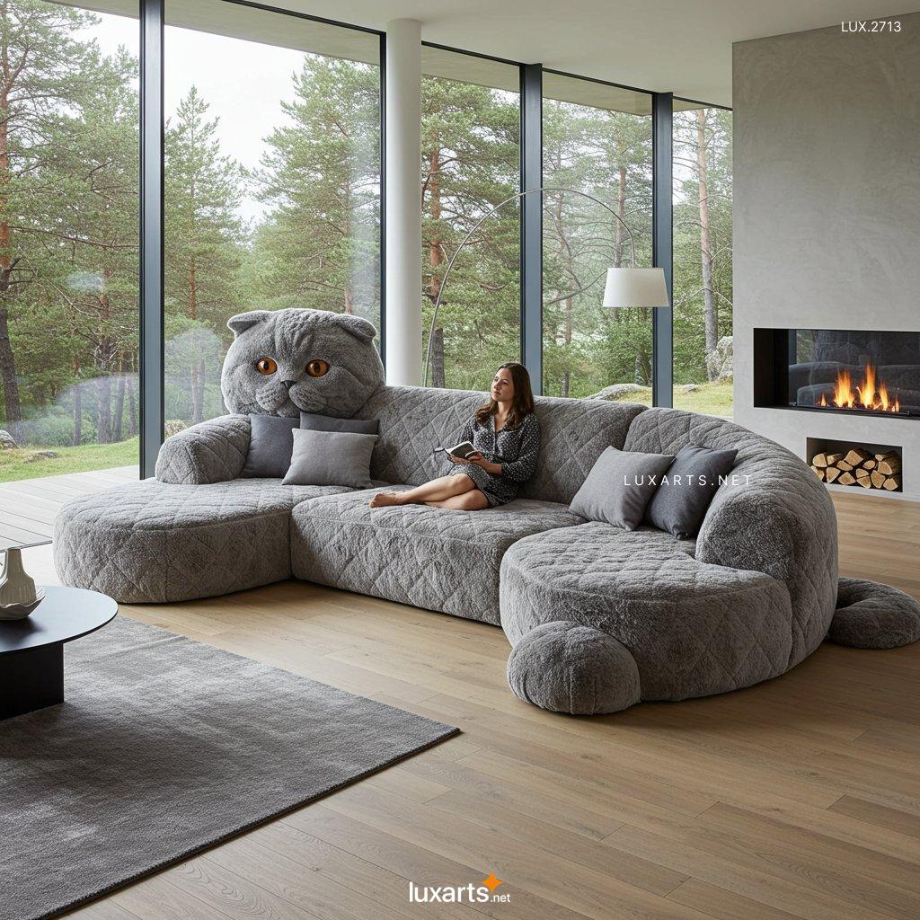 LUX.2713 Giant Cat Sofas: Creative & Cozy Furniture for Cat Lovers giant cat sofa 4