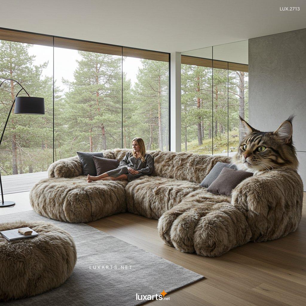 LUX.2713 Giant Cat Sofas: Creative & Cozy Furniture for Cat Lovers giant cat sofa 6