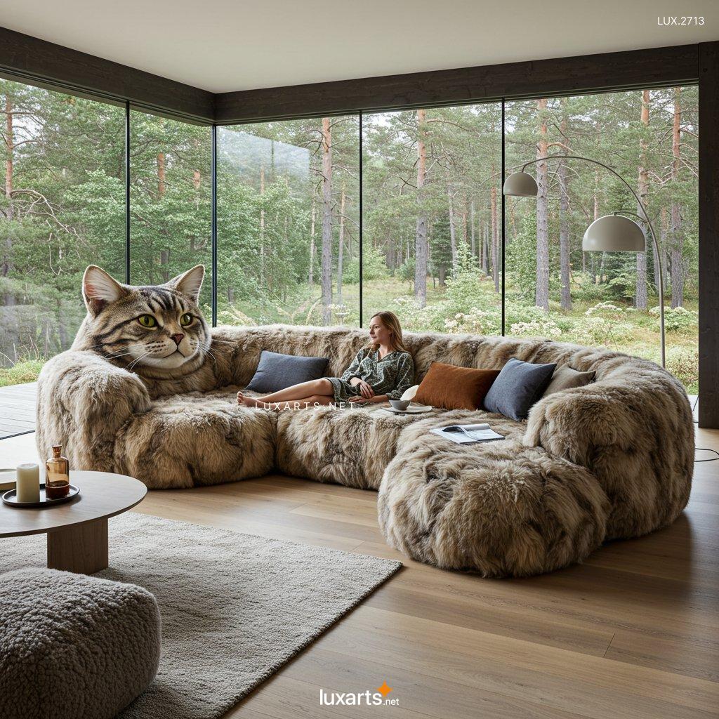 LUX.2713 Giant Cat Sofas: Creative & Cozy Furniture for Cat Lovers giant cat sofa 7