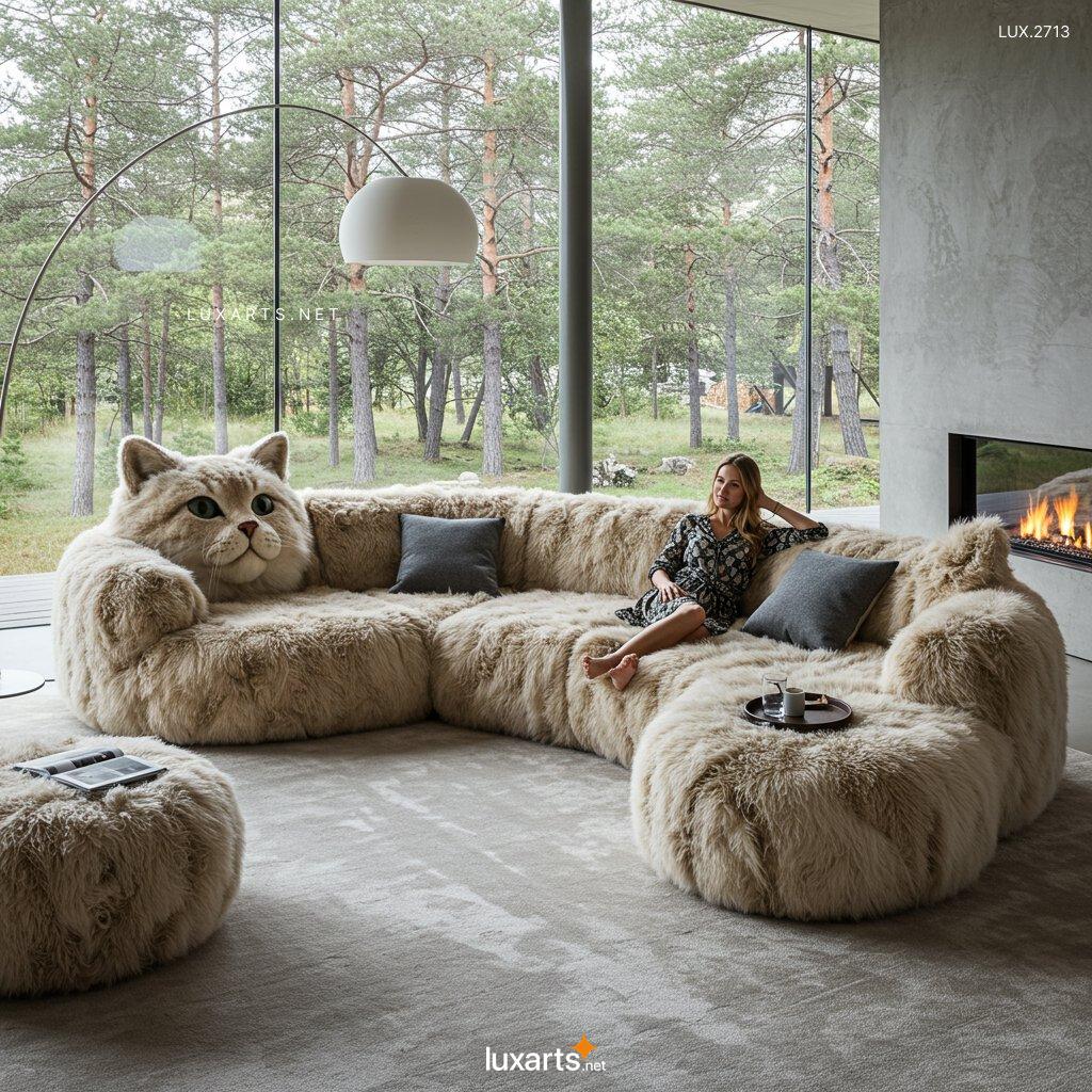 LUX.2713 Giant Cat Sofas: Creative & Cozy Furniture for Cat Lovers giant cat sofa 8