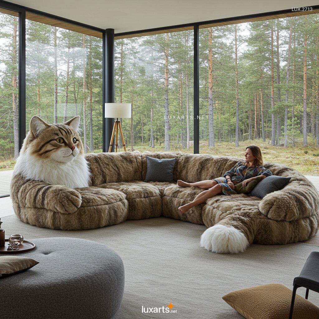 LUX.2713 Giant Cat Sofas: Creative & Cozy Furniture for Cat Lovers giant cat sofa 9