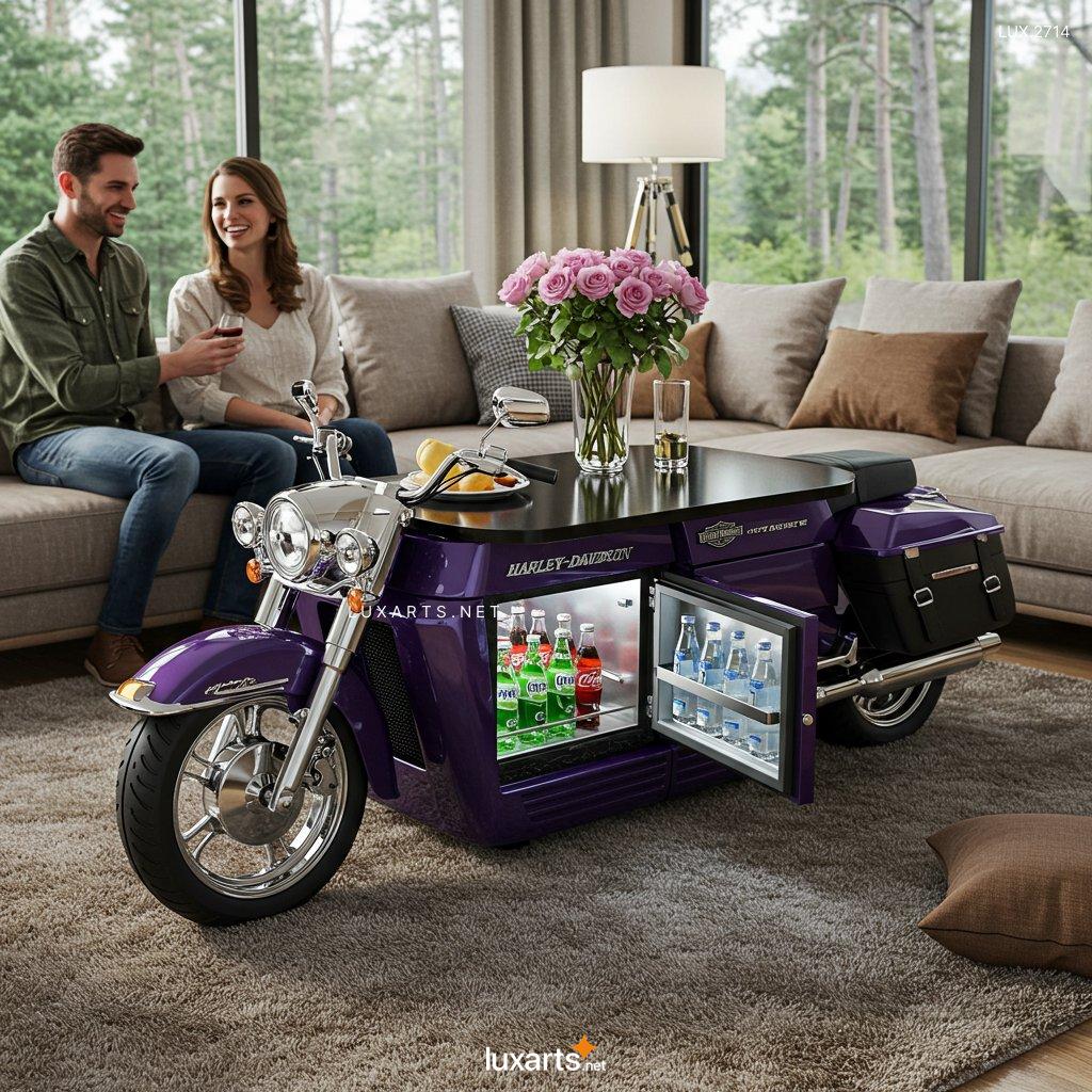 LUX.2714 Harley Davidson Coffee Tables: Rev Up Your Décor with Biker Chic harley inspired coffee table 2