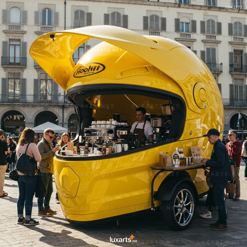 Helmet-Shaped Coffee Kiosk: Innovative Design for Modern Coffee Lovers helmet shaped coffee kiosk 8