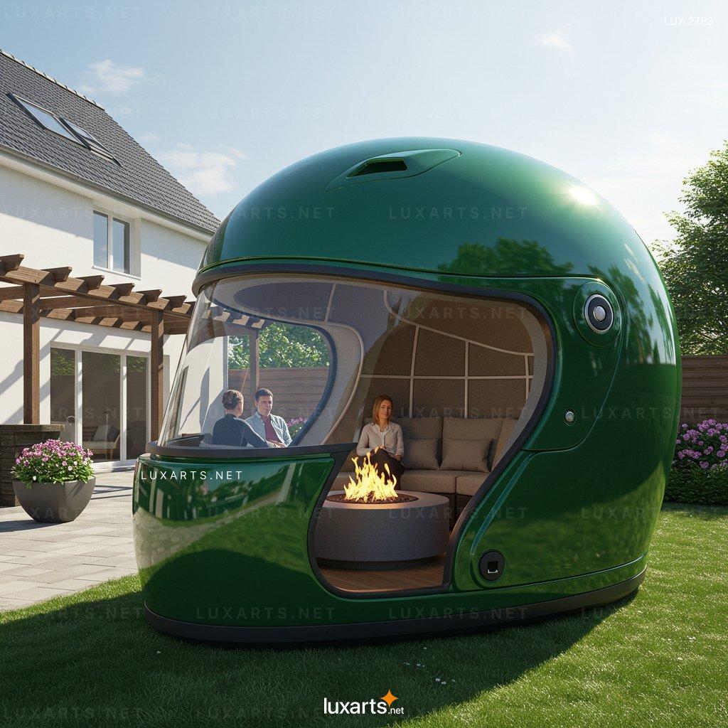 LUX.2783 Helmet-Shaped Outdoor Lounge – Stylish & Comfortable Garden Seating for Modern Spaces helmet shaped outdoor lounge 1