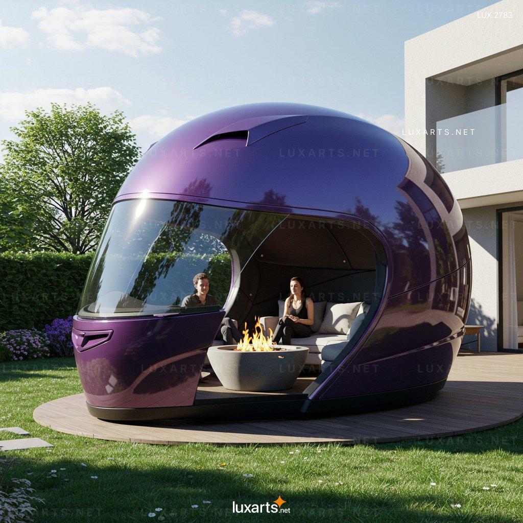 LUX.2783 Helmet-Shaped Outdoor Lounge – Stylish & Comfortable Garden Seating for Modern Spaces helmet shaped outdoor lounge 4