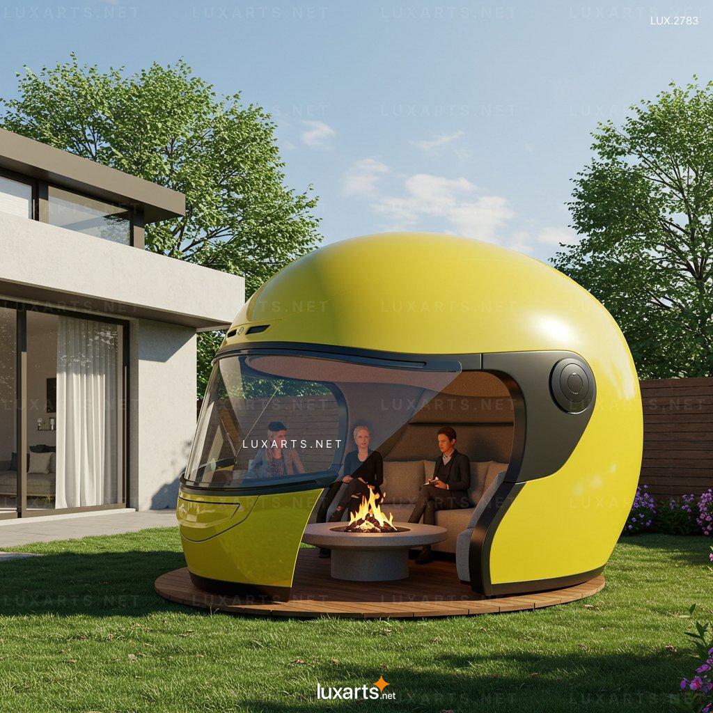 LUX.2783 Helmet-Shaped Outdoor Lounge – Stylish & Comfortable Garden Seating for Modern Spaces helmet shaped outdoor lounge 7