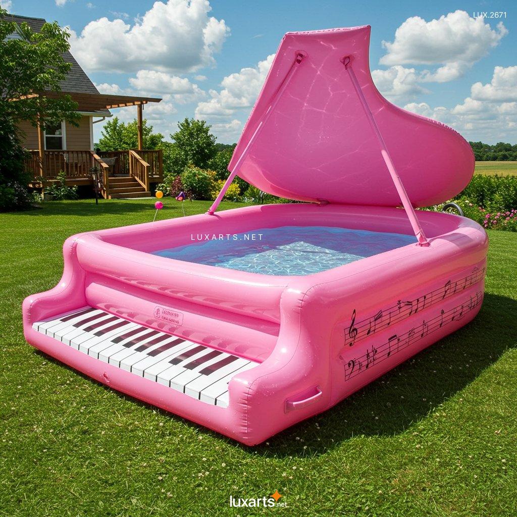 LUX.2671 Inflatable Piano Pool: The Ultimate Fun Floating Water Accessory for Summer inflatable piano pool 4