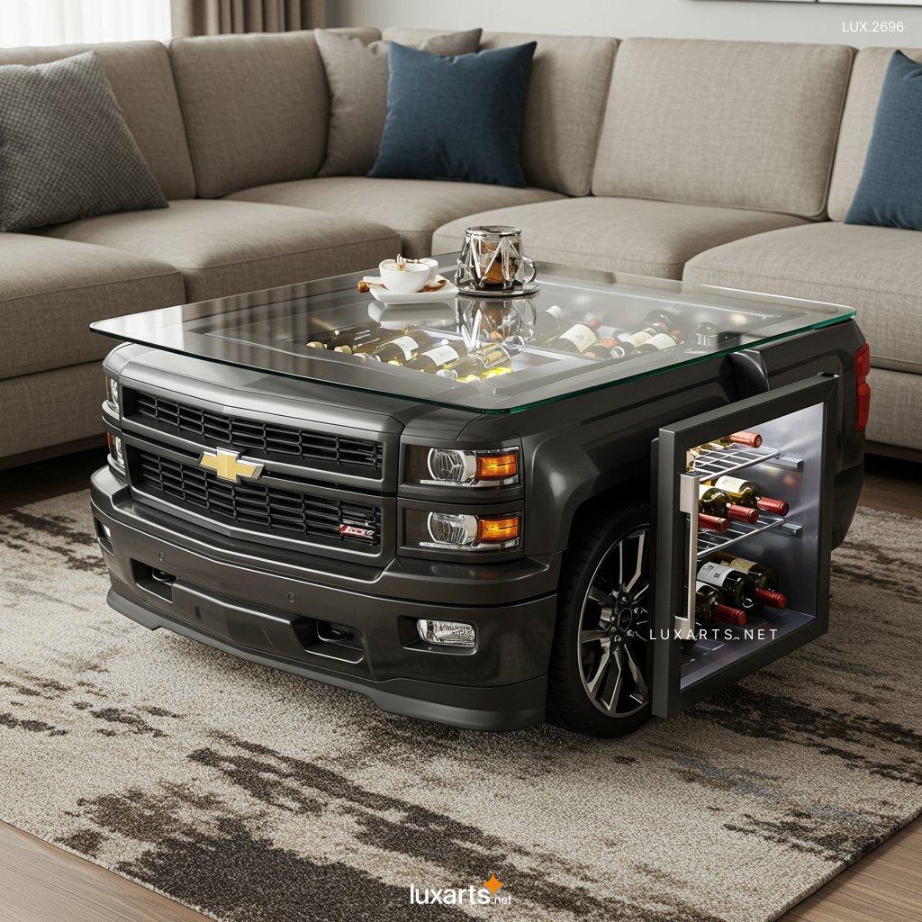 LUX.2696 Pickup Truck Coffee Table: Unique Design for Your Living Space pickup truck coffee table 2