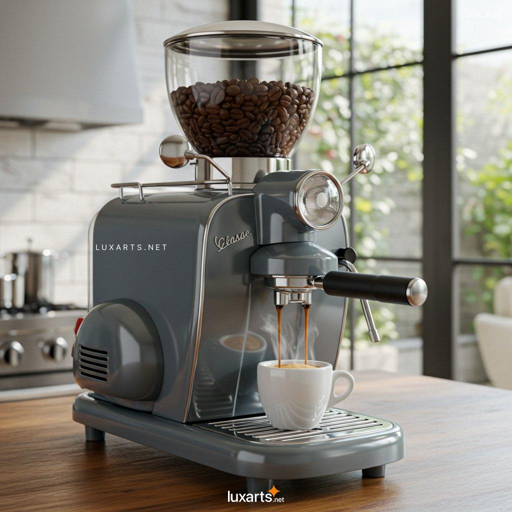 LUX.2684 Vespa Shaped Coffee Maker: Riding in Style with Your Morning Brew 8 LUX.2684 Vespa Shaped Coffee Maker: Riding in Style with Your Morning Brew vespa coffee maker 10