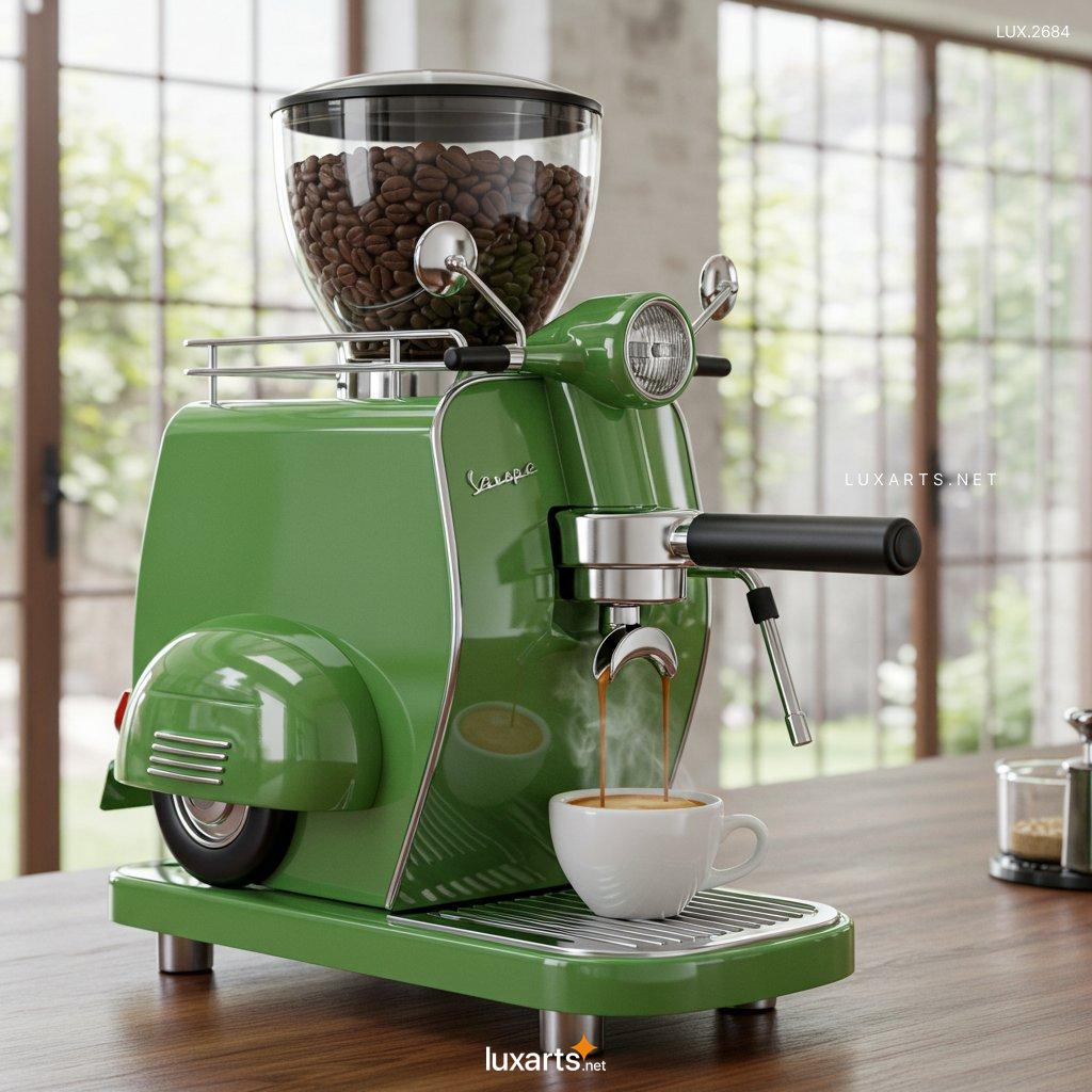 LUX.2684 Vespa Shaped Coffee Maker: Riding in Style with Your Morning Brew vespa coffee maker 2