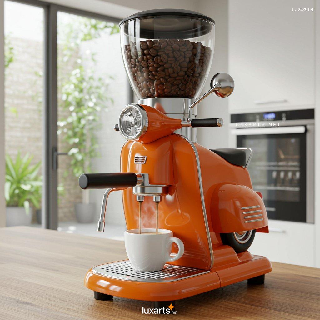 LUX.2684 Vespa Shaped Coffee Maker: Riding in Style with Your Morning Brew 9 LUX.2684 Vespa Shaped Coffee Maker: Riding in Style with Your Morning Brew vespa coffee maker 9