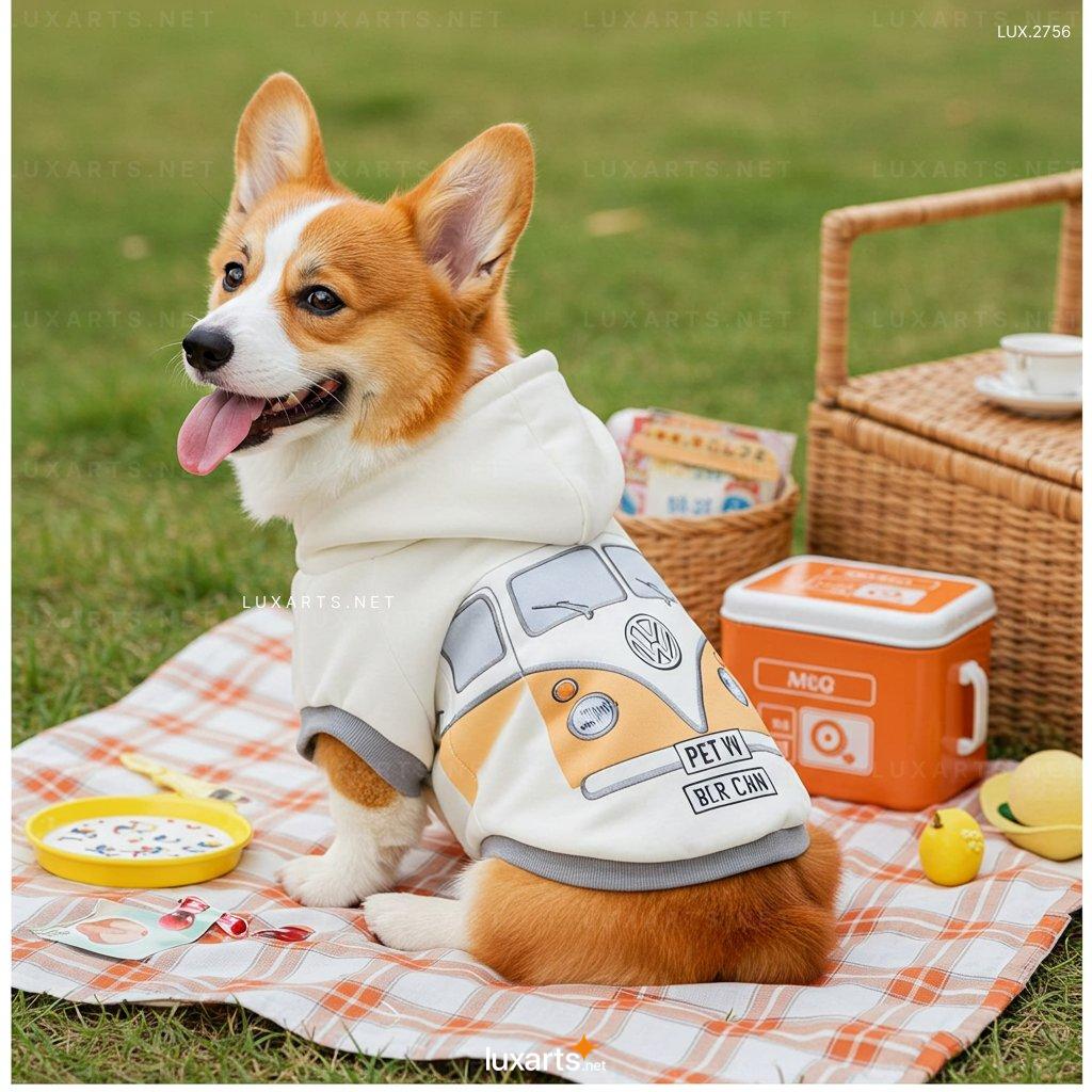 LUX.2756 VW Bus Pet Hoodie: Retro VW-Inspired Pet Fashion for Cats & Dogs | Cozy Style vw bus pet hoodie 8