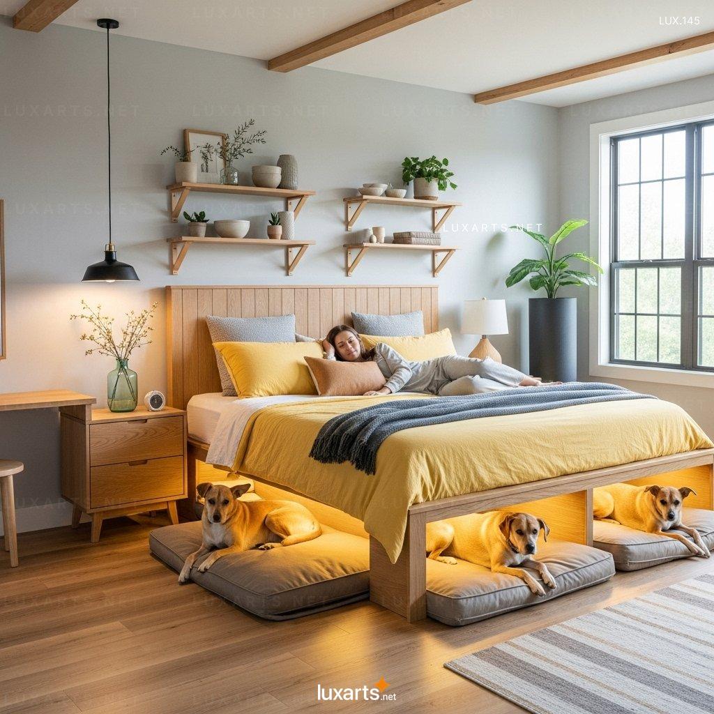 Sleeping Sanctuary: Adult Bed with Integrated Pet Den for Ultimate Comfort and Bonding adult bed with pet den 1