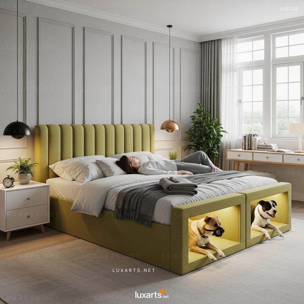Sleeping Sanctuary: Adult Bed with Integrated Pet Den for Ultimate Comfort and Bonding adult bed with pet den 2