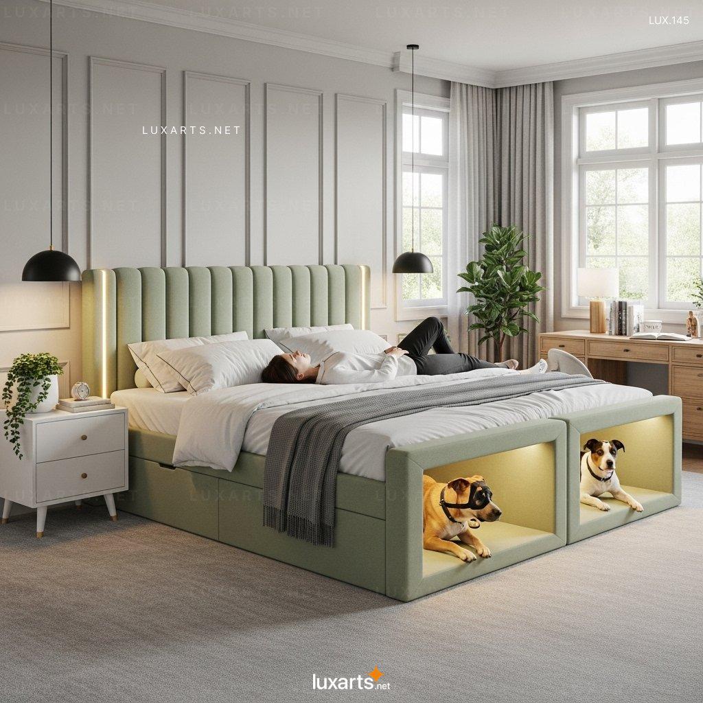 Sleeping Sanctuary: Adult Bed with Integrated Pet Den for Ultimate Comfort and Bonding adult bed with pet den 5