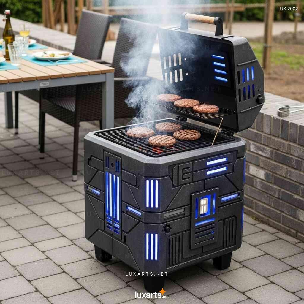 Borg Cube Themed BBQ Grill – Unique Sci-Fi Inspired Outdoor Grill for Ultimate BBQ Experience borg cube themed bbq grill 8