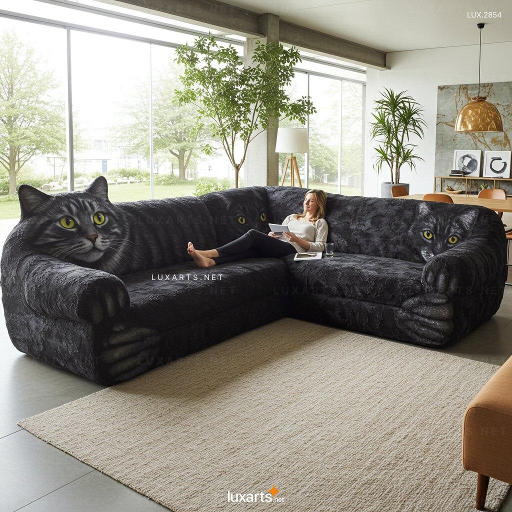Cat Shaped Sectional Sofas – Unique & Stylish Seating for Cat Lovers cat sectional sofas 9