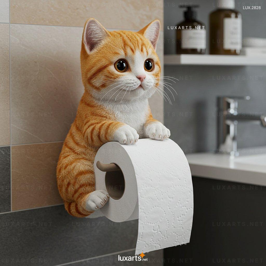 Cat Shaped Toilet Paper Holder – Stylish & Cute TP Dispenser for Your Bathroom cat shaped toilet paper holder 2