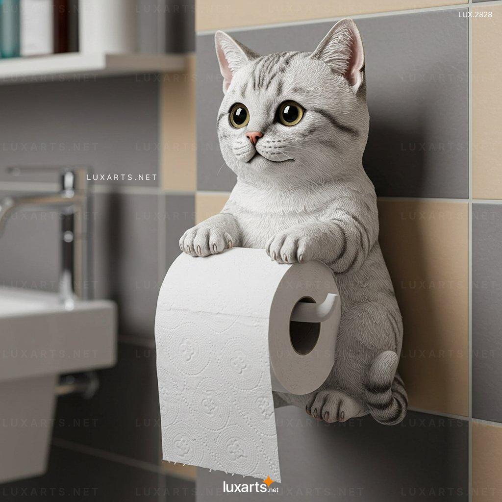 Cat Shaped Toilet Paper Holder – Stylish & Cute TP Dispenser for Your Bathroom cat shaped toilet paper holder 3