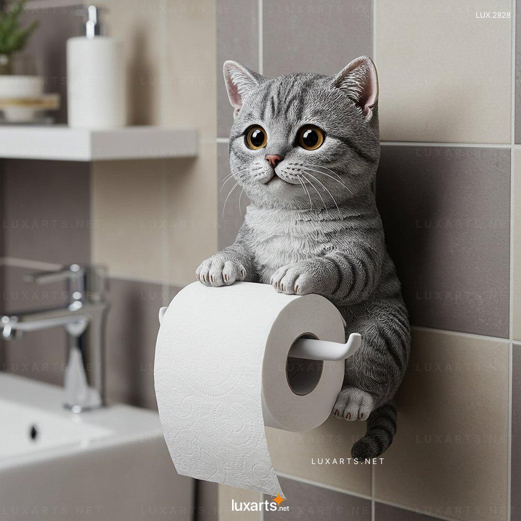 Cat Shaped Toilet Paper Holder – Stylish & Cute TP Dispenser for Your Bathroom cat shaped toilet paper holder 4