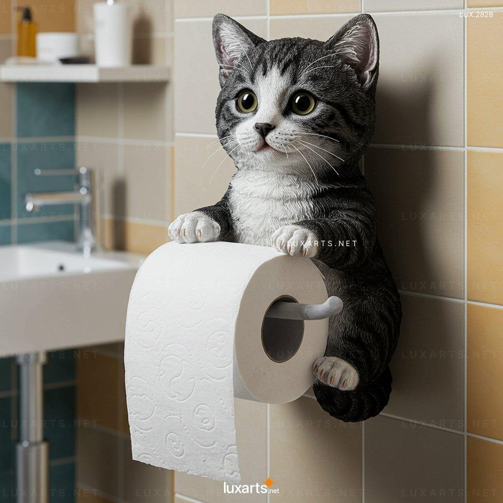 Cat Shaped Toilet Paper Holder – Stylish & Cute TP Dispenser for Your Bathroom cat shaped toilet paper holder 5