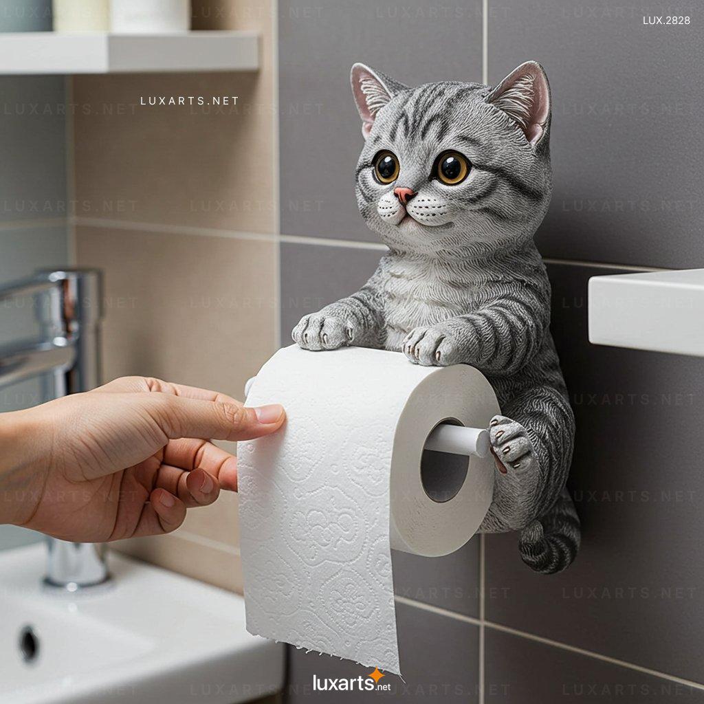 Cat Shaped Toilet Paper Holder – Stylish & Cute TP Dispenser for Your Bathroom cat shaped toilet paper holder 6